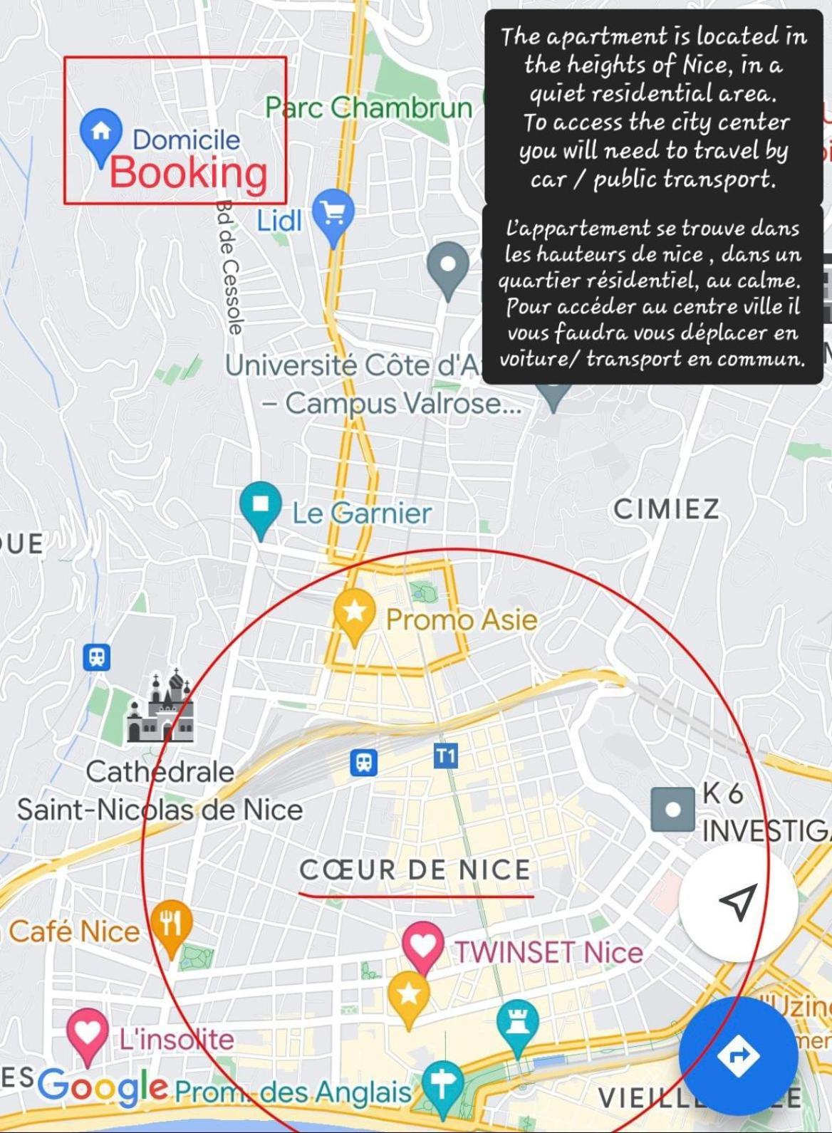 Chambre D Hote Avec Clim Terrasse Et Petit Dejeuner Hauteurs De Nice Exterior photo