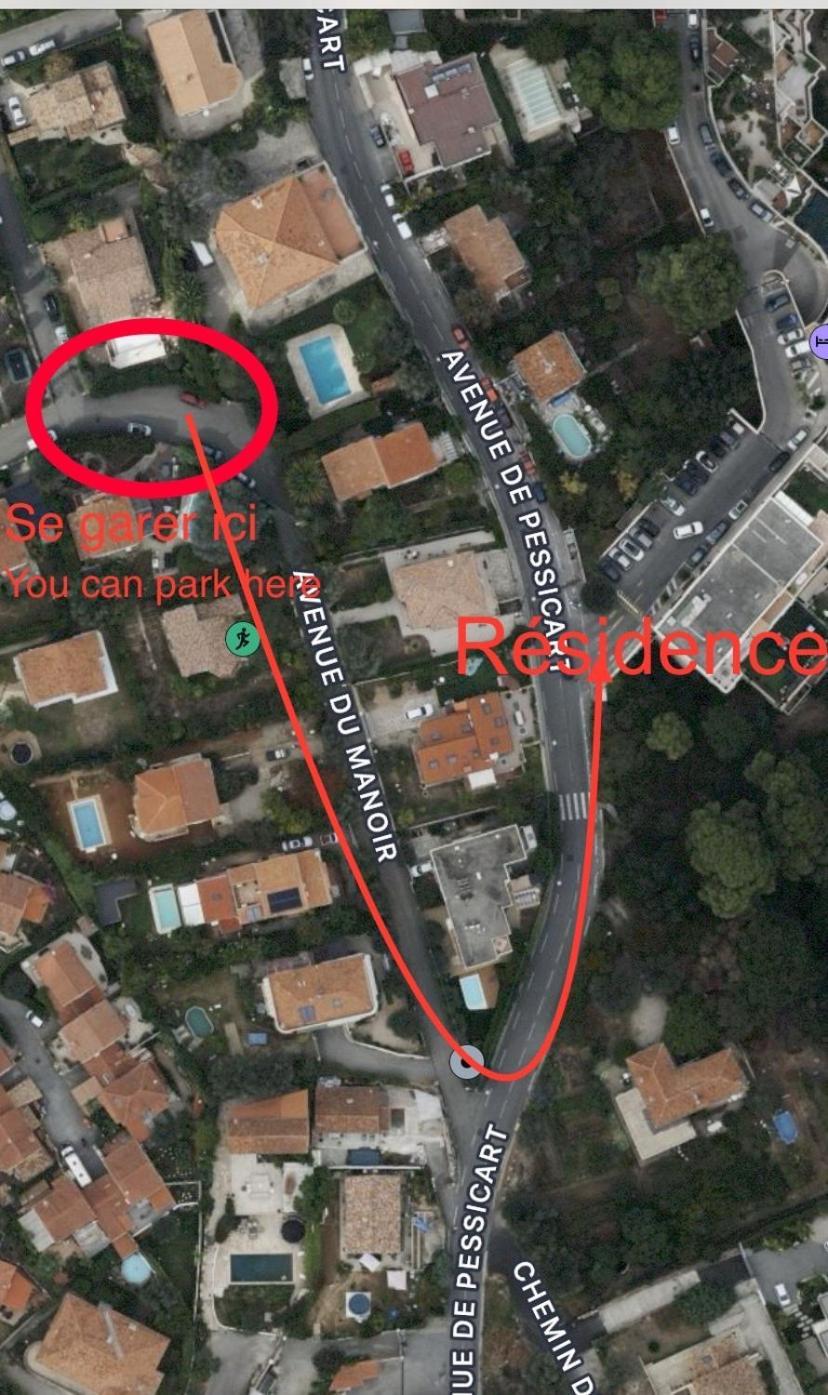 Chambre D Hote Avec Clim Terrasse Et Petit Dejeuner Hauteurs De Nice Exterior photo