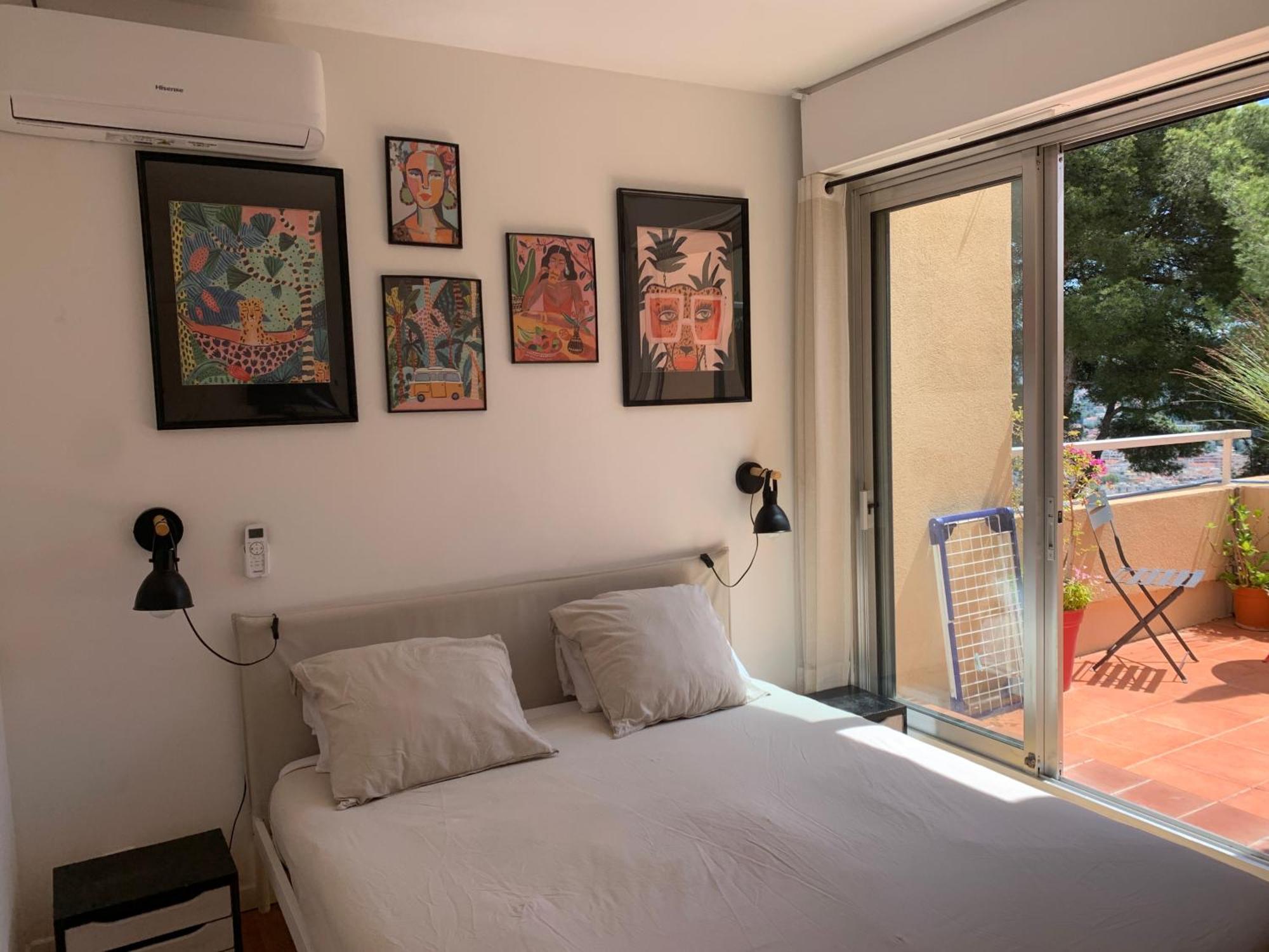 Chambre D Hote Avec Clim Terrasse Et Petit Dejeuner Hauteurs De Nice Exterior photo